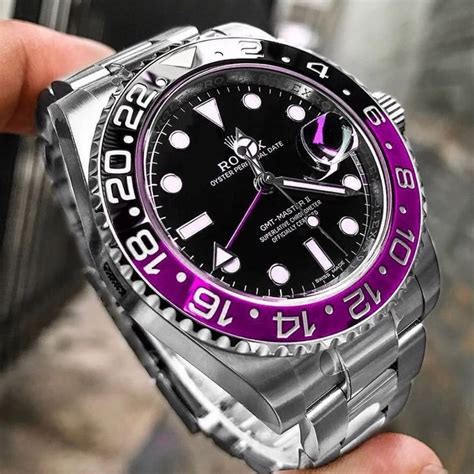 rolex gmt master 2 purple|Rolex GMT Master 2 models.